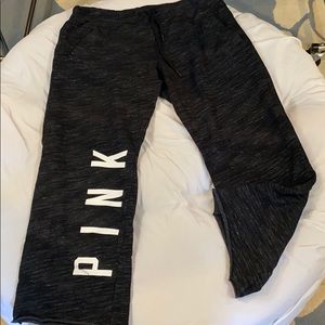 PINK heather sweat pants